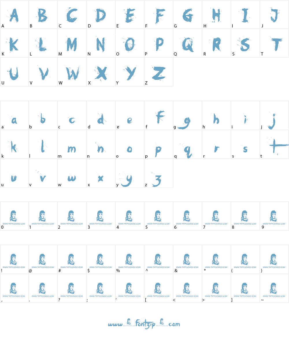 Oh No Font Character
